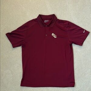 Nike FSU Maroon Polo Shirt